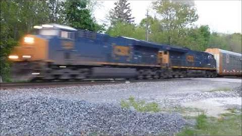 CSX Empty Autorack Q263 - 2 YN3b Tier 4 ET44AH