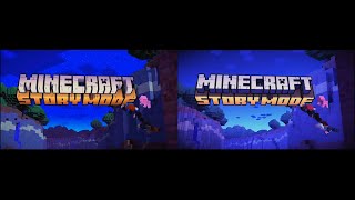 EVERY Minecraft Story Mode Intro Credits | Netflix Vs Original | Side By Side