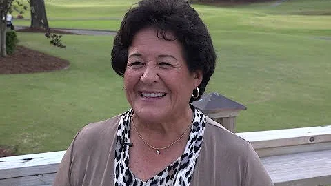 Nancy Lopez with Kelly Tilghman in Myrtle Beach