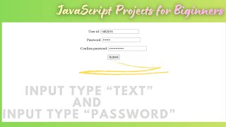 User id and password validation in javascript, Username validate in js, Basic Validation of form #js