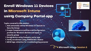Enroll Windows 11 Devices in Intune using Company Portal App screenshot 5