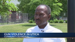 Community outreach about gun violence in Utica