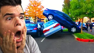 Reacting To: FUNNIEST PARKING FAILS!