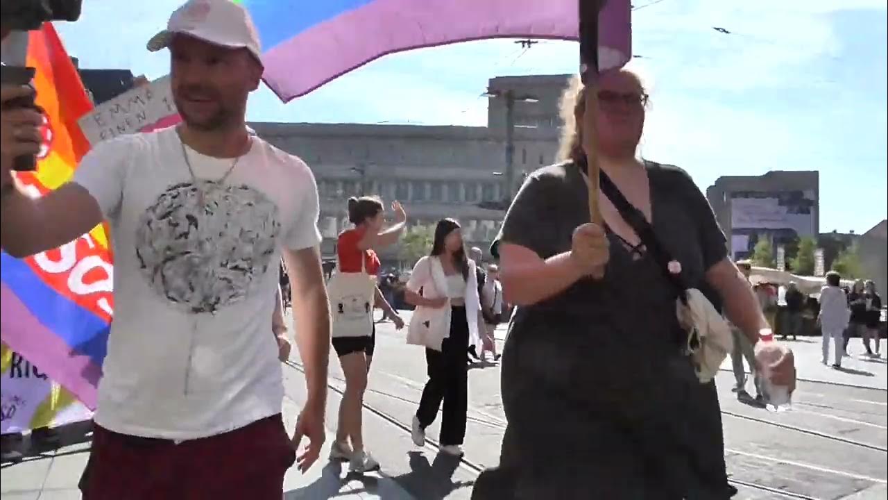 CSD in Halle WeichreiteTV wird bei Berichterstattung behindert, Toleranz "Andersrum" 9.9.2023
