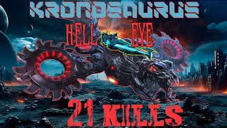 JMW. Dino War - Kronosaurus with Hell Eyes