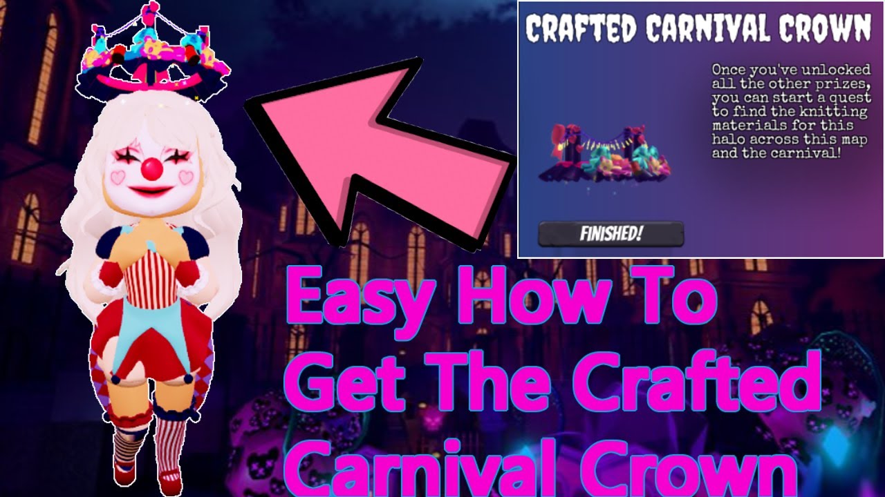 *EASY* HOW To Get The Crafted Carnival Crown In Crown Academy YouTube