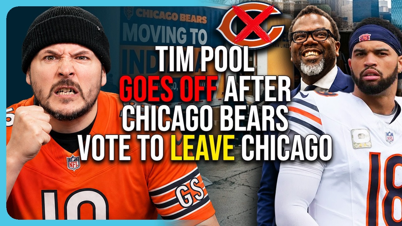 Tim Pool GOES OFF After Chicago Bears Vote To LEAVE Chicago