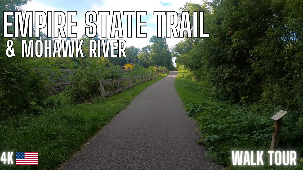 Empire State Trail 🇺🇸 | Schenectady, New York 🇺🇸 | Walk Tour
