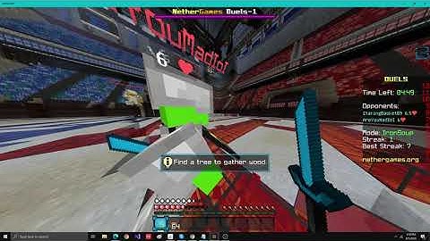 Minecraft pvp and duels for jitter clicking and butterfly clicking