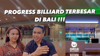 PROGRESS OPENING BILLIARD TERBESAR DI BALI !!! #billiard #bali #baliinfo