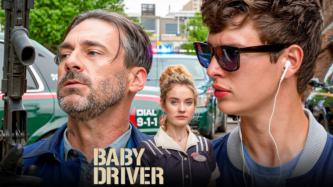 Baby Driver Epic Shootout Fight Scene 🔥 | Ansel Elgort Intense Action ...
