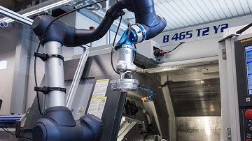 Robotic CNC Machine Tending Automation with OnRobot 3FG15 Gripper