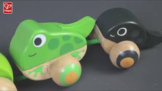 Hape 0365 Pull Along Frog Family