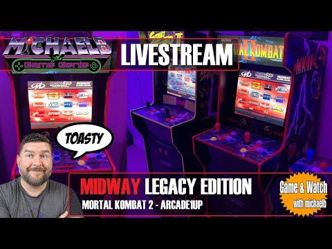 Arcade1Up Midway Legacy Edition Livestream | MichaelBtheGameGenie from MichaelBtheGameGenie
