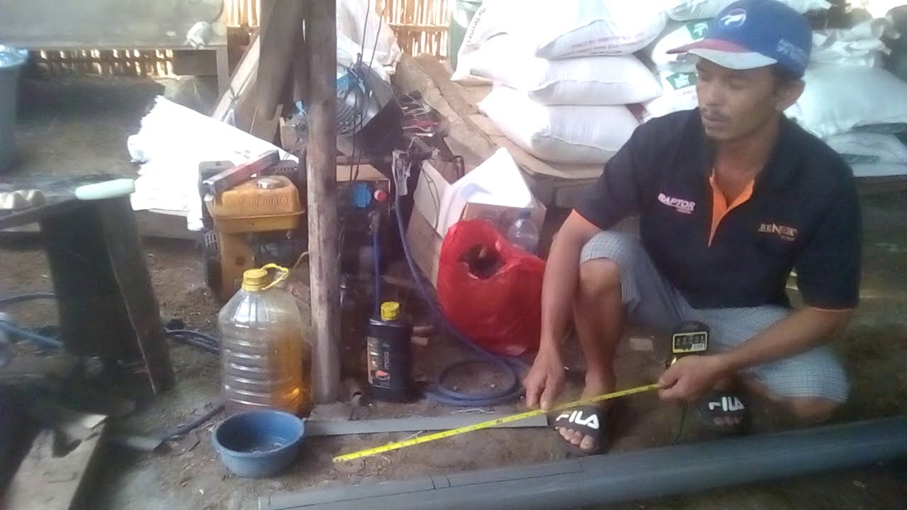 022 cara ternak ayam II cara membuat tempat pakan ayam dari paralon