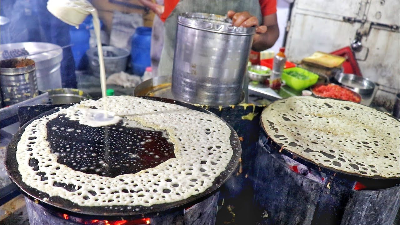 Most Crispiest Dosa In India | Rava Masala Dosa At Maharaja Dosa Center | Indian Street Food | Street Food Fantasy