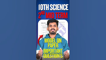 ⚡ 10th Science 2nd Mid Term 2026 | IMP 2M, 3M, 5M Questions & Model Paper 🔥