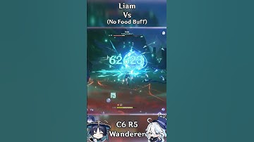 One-Phasing Liam with C6 R5 Wanderer (NO FOOD BUFF) [Genshin Impact 4.2] #genshin #genshinimpact
