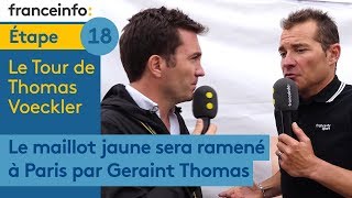 Le Tour de Thomas Voeckler : le maillot jaune sera ramené à Paris par Geraint Thomas.