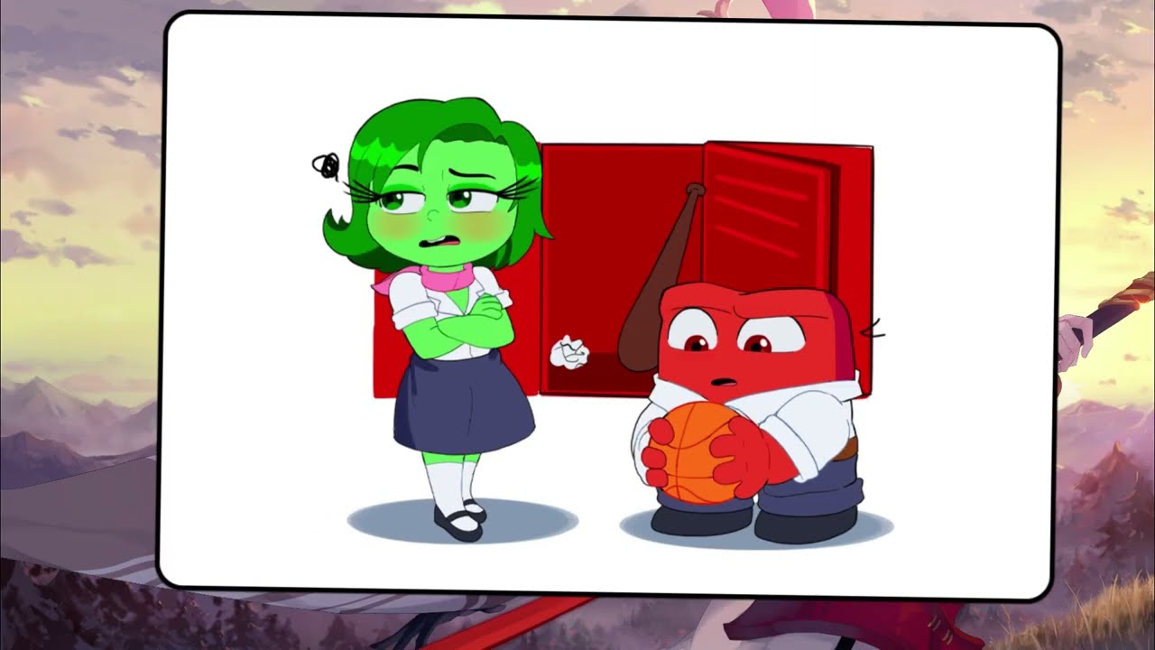 Disgust Has Fallen Into A Trap...😱 l Joy x Disgust l Inside Out 2 Comic Dub