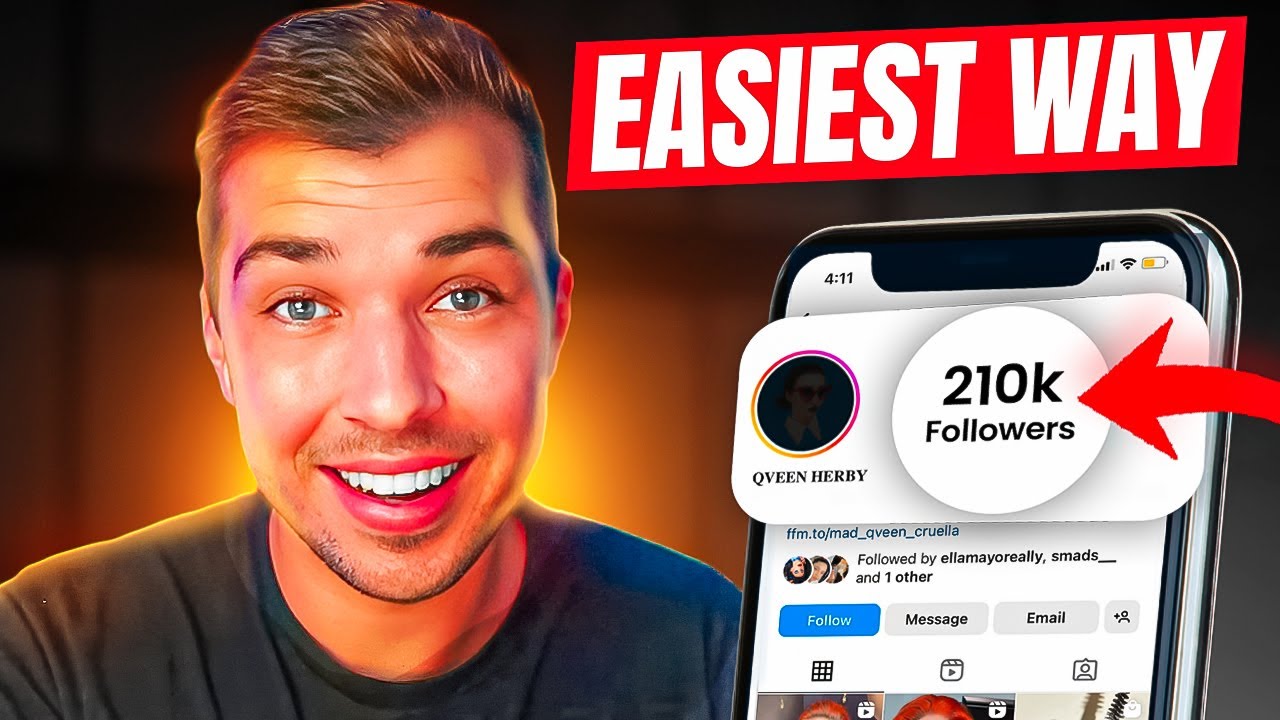 EASIEST Way to get Instagram Followers - Cheap & NO Effort - YouTube