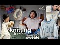 knitting a pinterest inspired sweater (with VERY little experience)