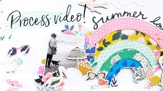 Summer Lovin&#39; | Scrapbook Process Video