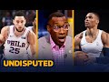 Shannon has a huge problem with Westbrook being ranked behind Simmons | NBA | UNDISPUTED