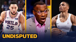 Shannon has a huge problem with Westbrook being ranked behind Simmons | NBA | UNDISPUTED