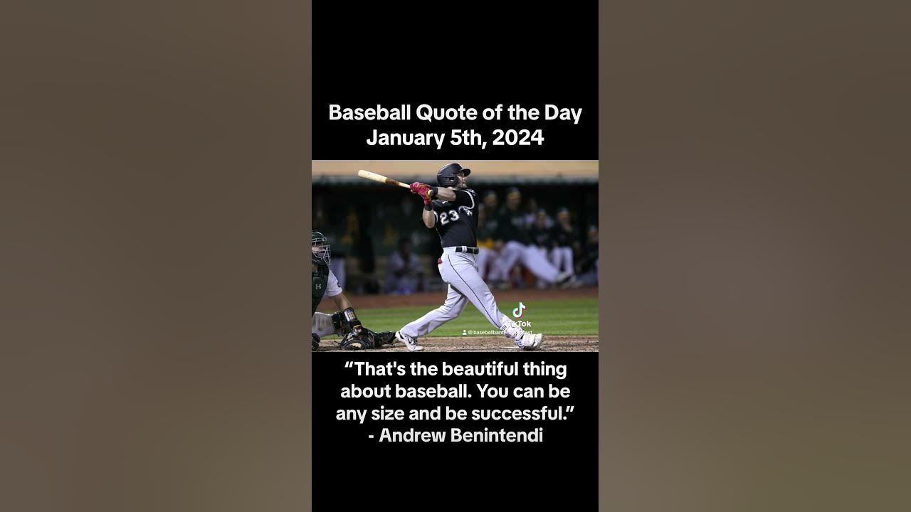 Baseball Quote of the Day (January 5th, 2024) YouTube