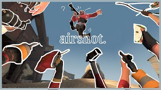 TF2: I Hit An AIRSHOT With Every Projectile In The Game