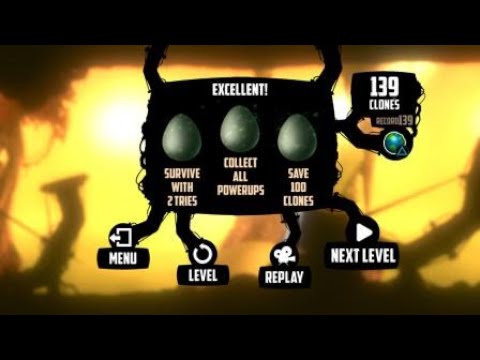 BADLAND Day 2-Level 9 Twister (Single player): 100 clones mission