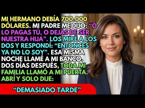 Mis padres me exigieron pagar la deuda de 700 mil de mi hermano o me repudiaban… les di 48 horas
