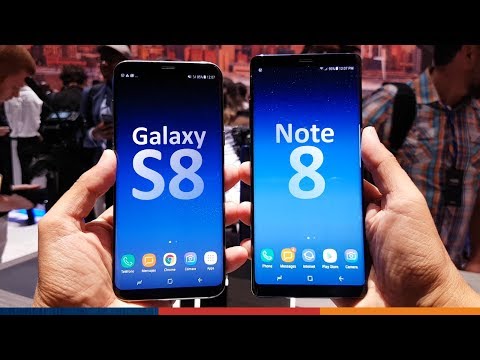 Video: ¿Galaxy s8 es lo mismo que Galaxy Note 8?