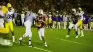 South Carolina Gamecocks QB Stephen Garcia Tackeled By SEC Referee. Budlight Version.