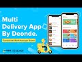Multi Delivery App Development | Get Ready-Made Food And Grocery Delivery Apps | iCoderz Solutions