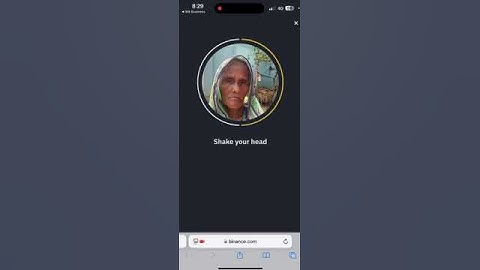 binance face  verification