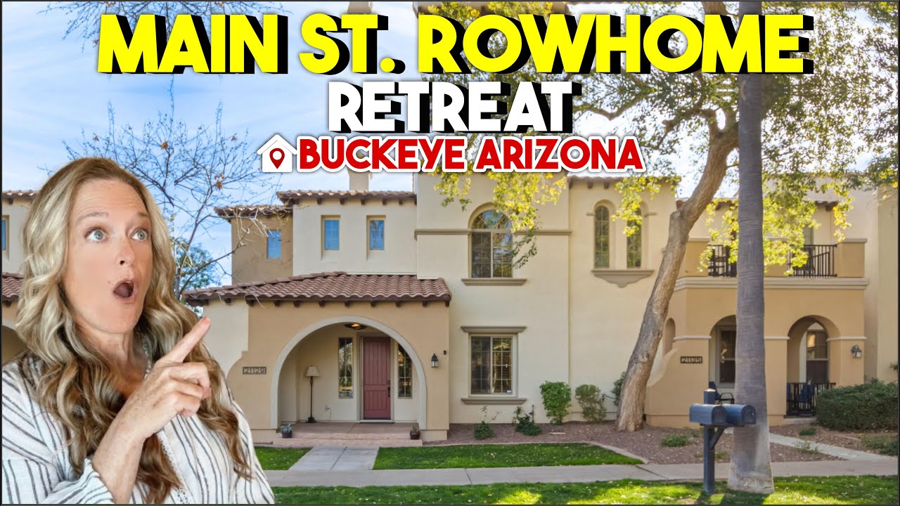 Verrado Unique 630K RowHome Tour Buckeye AZ Arizona Real Estate