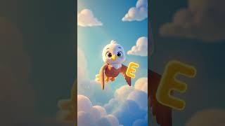 E for Eagle 🦅 | 3D Alphabet Learning Video for Kids | AI Rhymes Video - RhyMeow