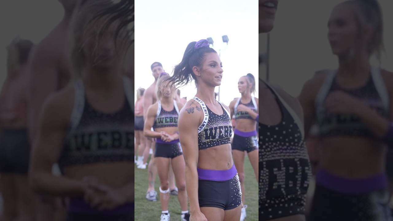 Missing partner stunt with Caylee🔥💜 #cheer #cheerleading #cheerleader #cayleeodle #delaney #stunt