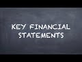 Key Financial Statements【Deric Business Class】