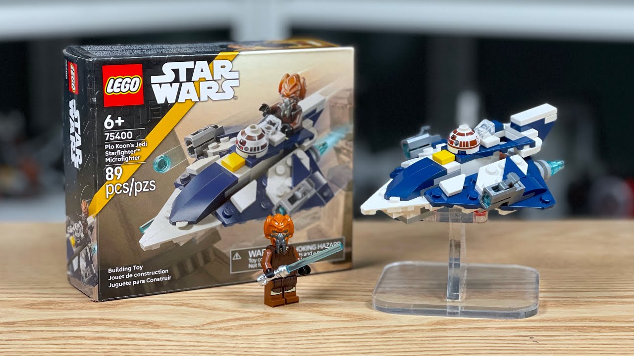 This Set Is Amazing... | LEGO 75400 Plo Koon's Jedi Starfighter ...