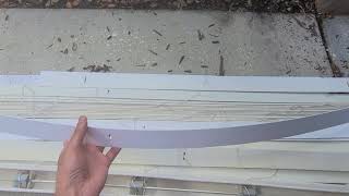 Free - Window blinds as garden edging solution - Recycle, reuse, DIY by longfloat 782 views 2 years ago 2 minutes, 34 seconds