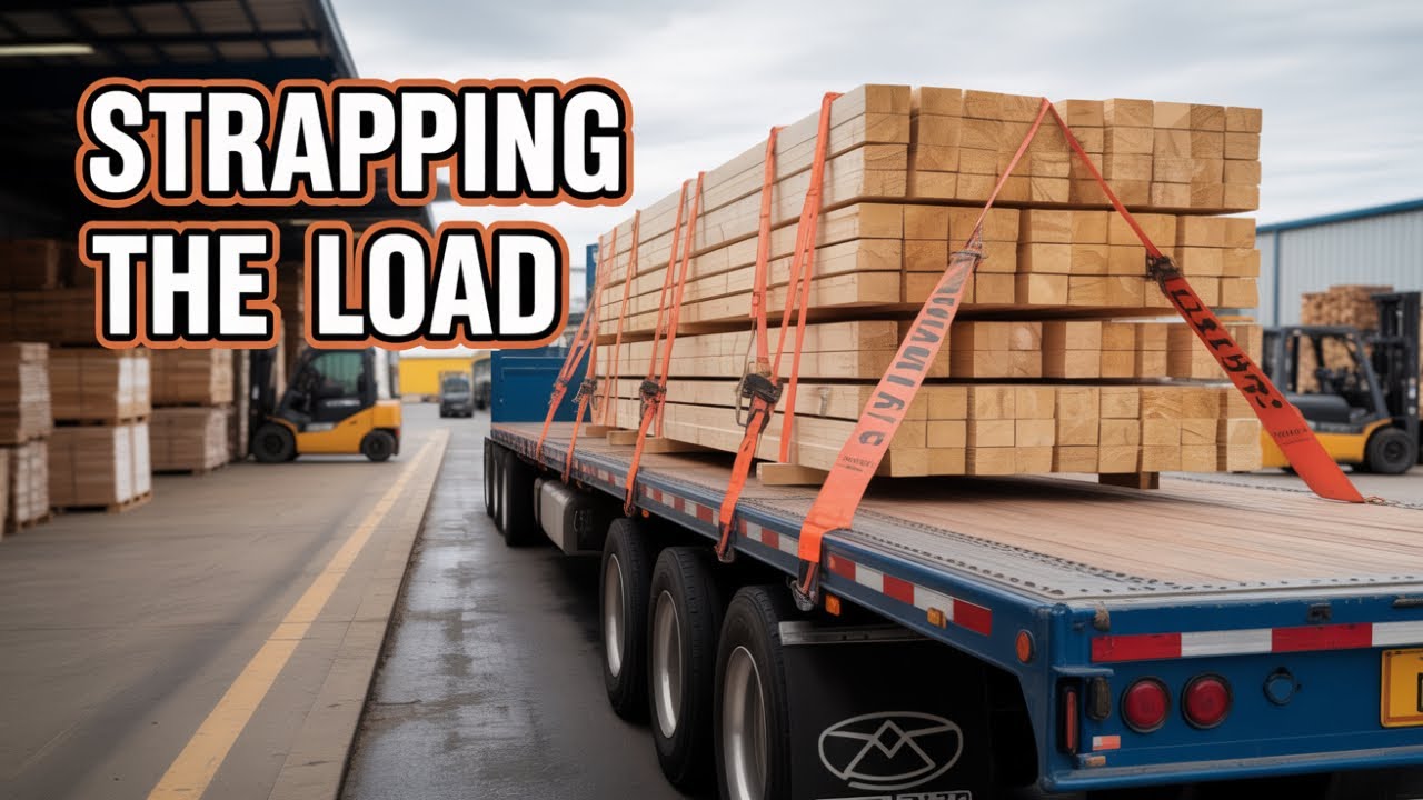 Lumber Loading Watch This Flatbed Lumber Loading Technique! - YouTube
