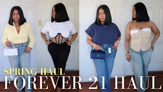 HOW TO ELEVATE YOUR STYLE THIS SPRING | Forever 21 Closet Refresh Try On Haul!