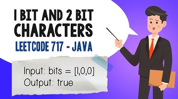 1 bit and 2 bit Characters - Leetcode 717 - Java