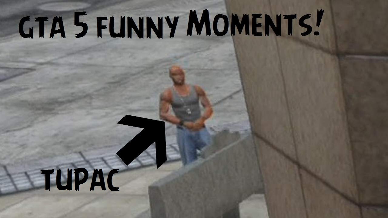 GTA 5 Funny Moments: Tupac Easter Egg | Epic stunt and More!