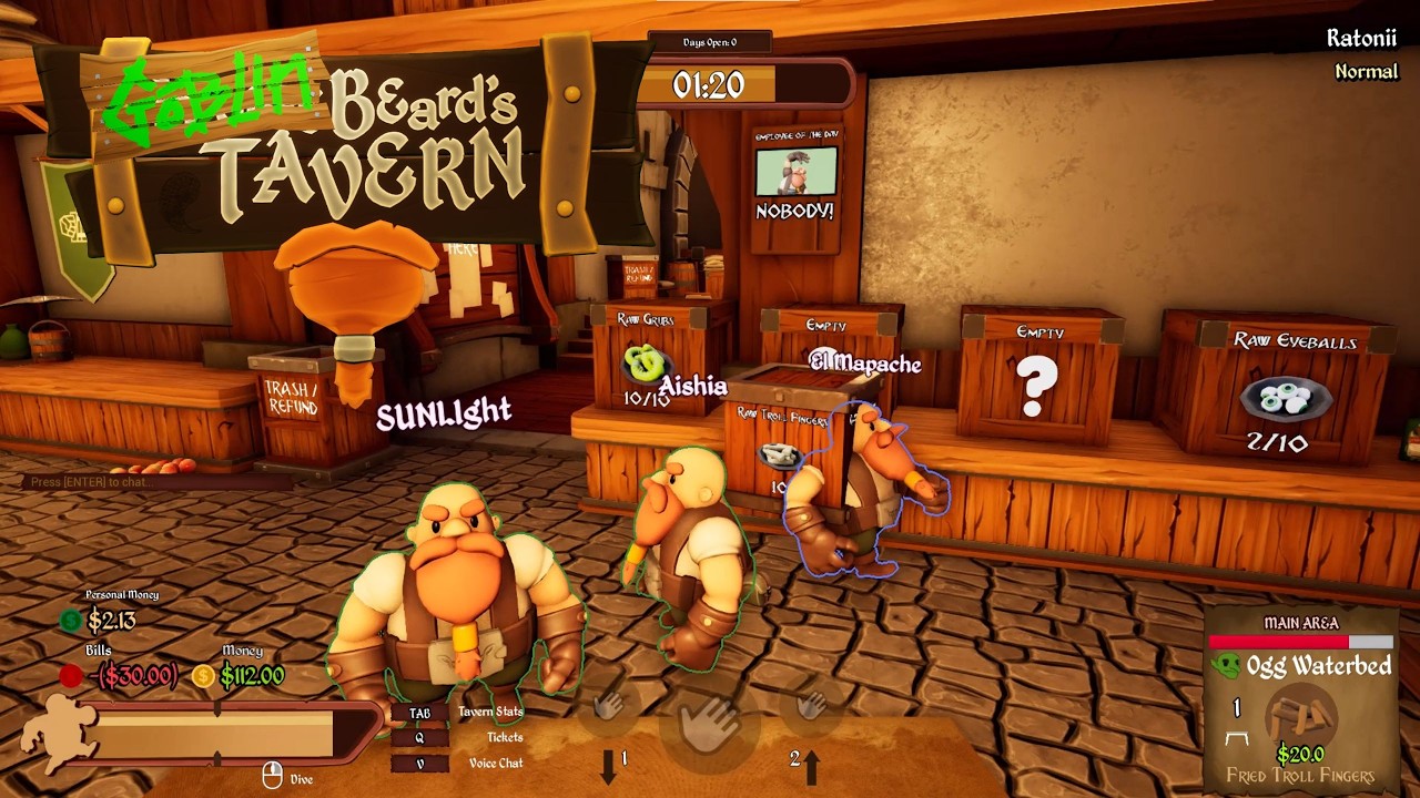 Bronzebeard's Tavern - Tare greu cu fluxul de personal