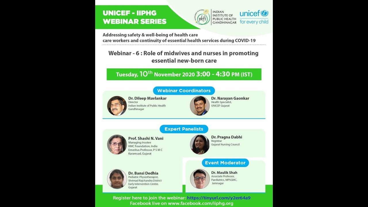 Webinar on Role of midwives and nurses in promoting essential new born ...