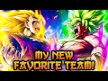 MY NEW FAVORITE TEAM SETUP! THE CLASH OF THE TITANS! | Dragon Ball Legends PvP
